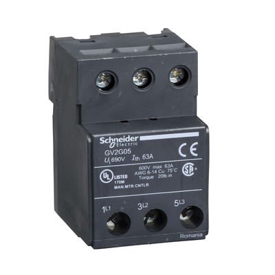 TeSys GV2, TeSys D & TeSys U - terminal block - 3P - for GV1L3