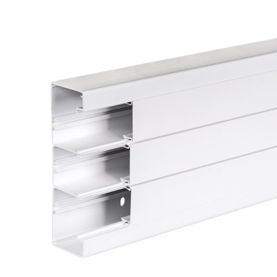 OptiLine 45 - installation trunking - 185x55 mm - PVC - polar white - 2000 mm