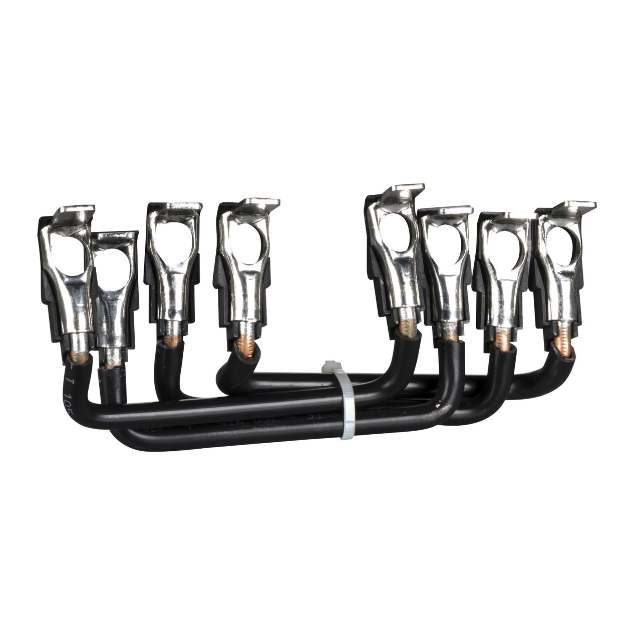 Set of power connections, parallel bars, for 4P changeover contactors assembly, LC1D80004