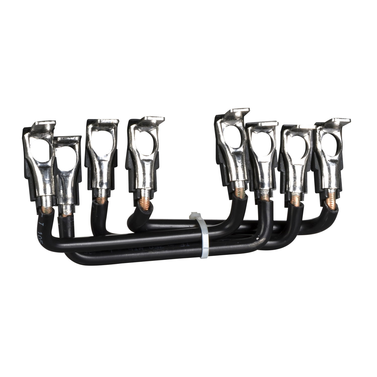 Set of power connections, parallel bars, for 4P changeover contactors assembly, LC1D80004