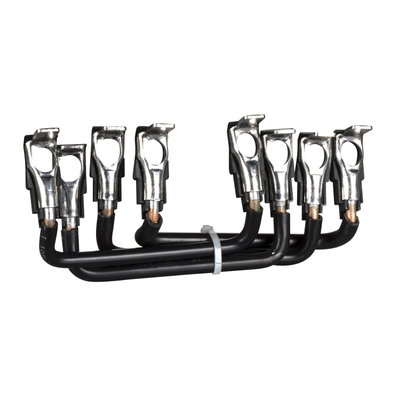 Set of power connections, parallel bars, for 4P changeover contactors assembly, LC1D80004