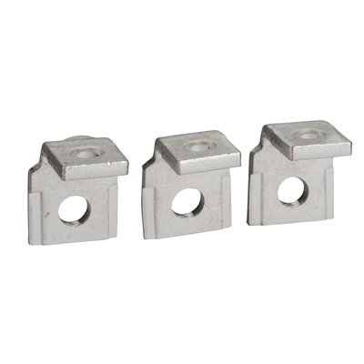 Right angle terminal extensions, ComPact NSX 100/160/250, set of 3 parts