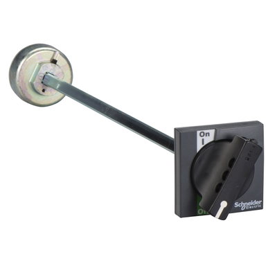 Extended rotary handle for front control, Compact INS/INV 250, IP55, IK07, black handle