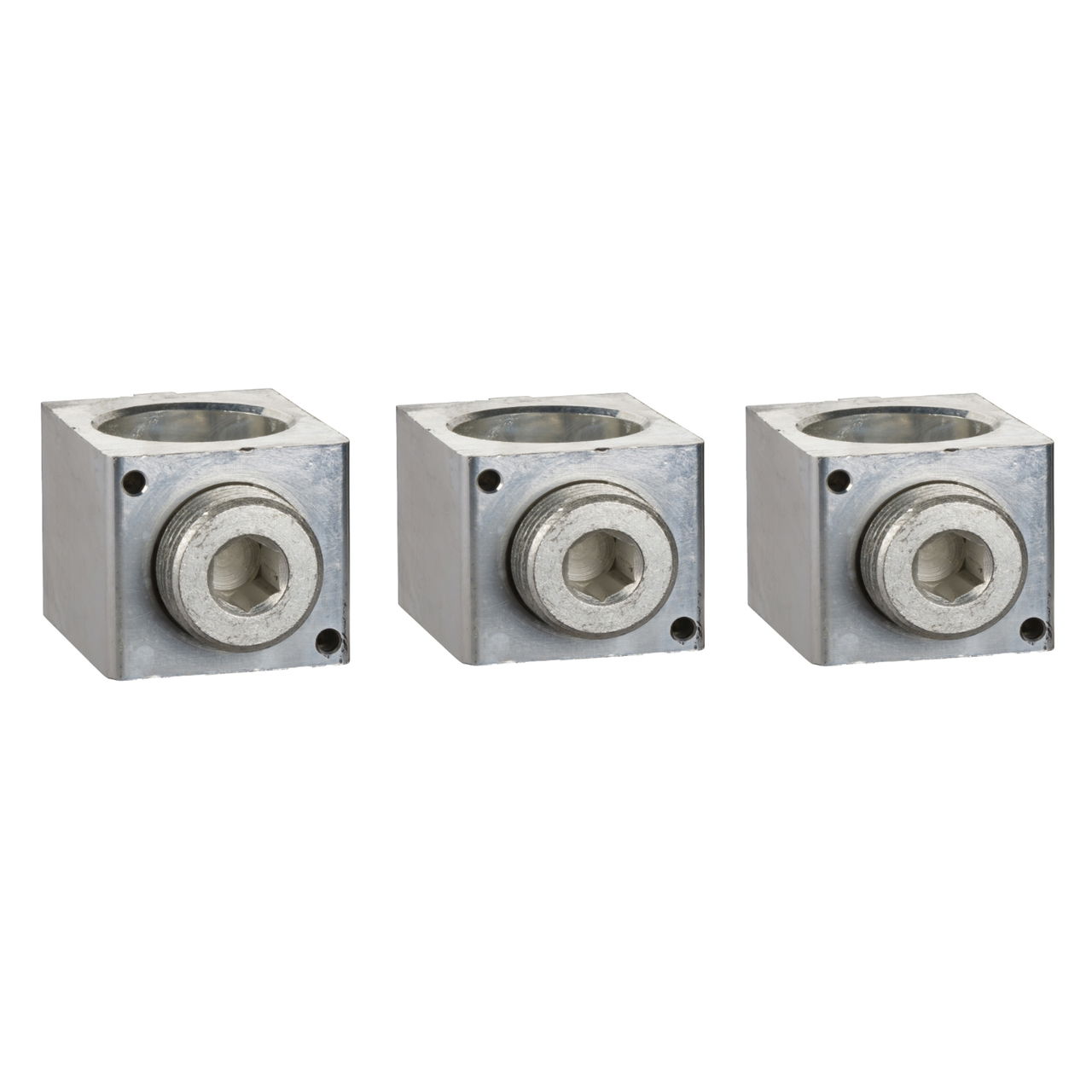 Aluminium bare cable connectors, ComPact NSX, EasyPact CVS, for 1 cable 35 mm² to 300 mm², 630 A, set of 3 parts