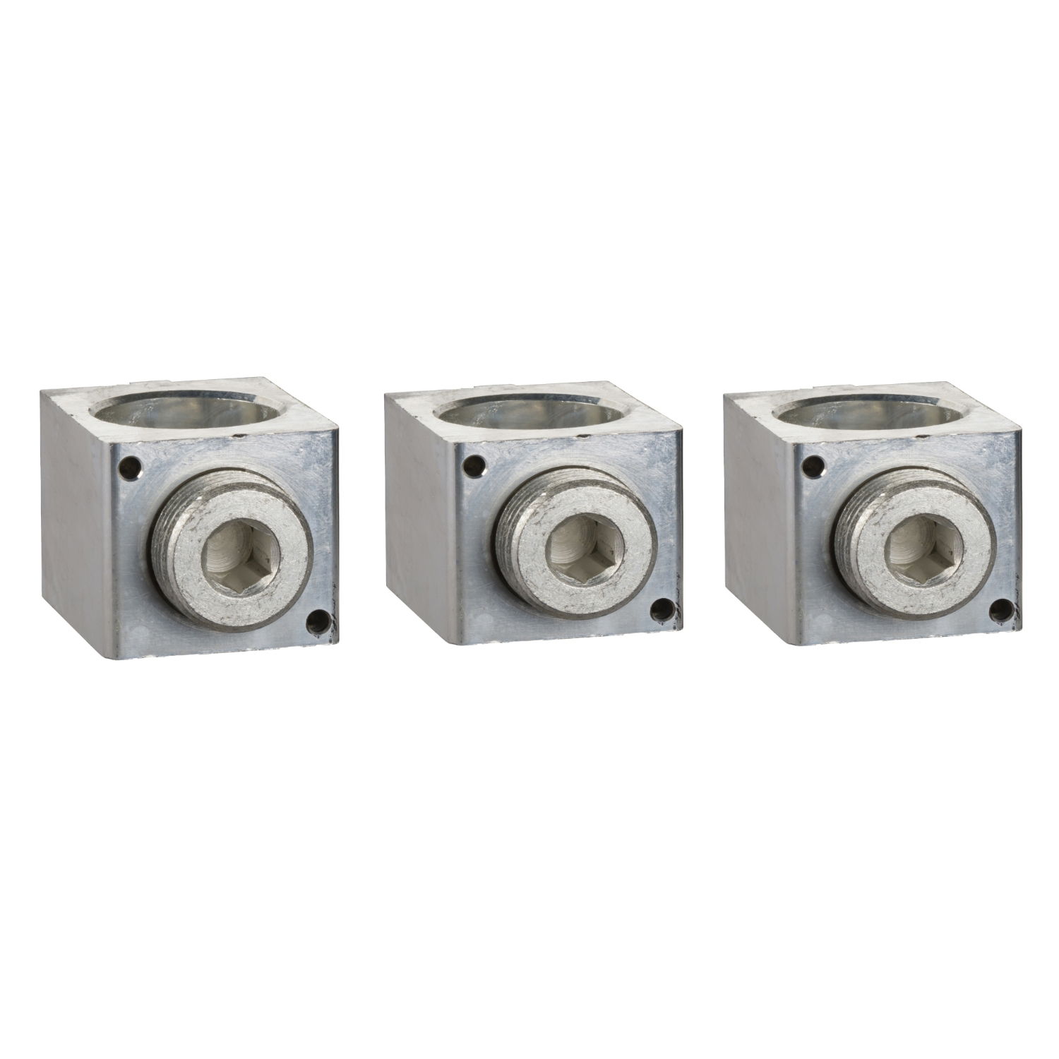 Aluminium bare cable connectors, ComPact NSX, EasyPact CVS, for 1 cable 35 mm² to 300 mm², 630 A, set of 3 parts