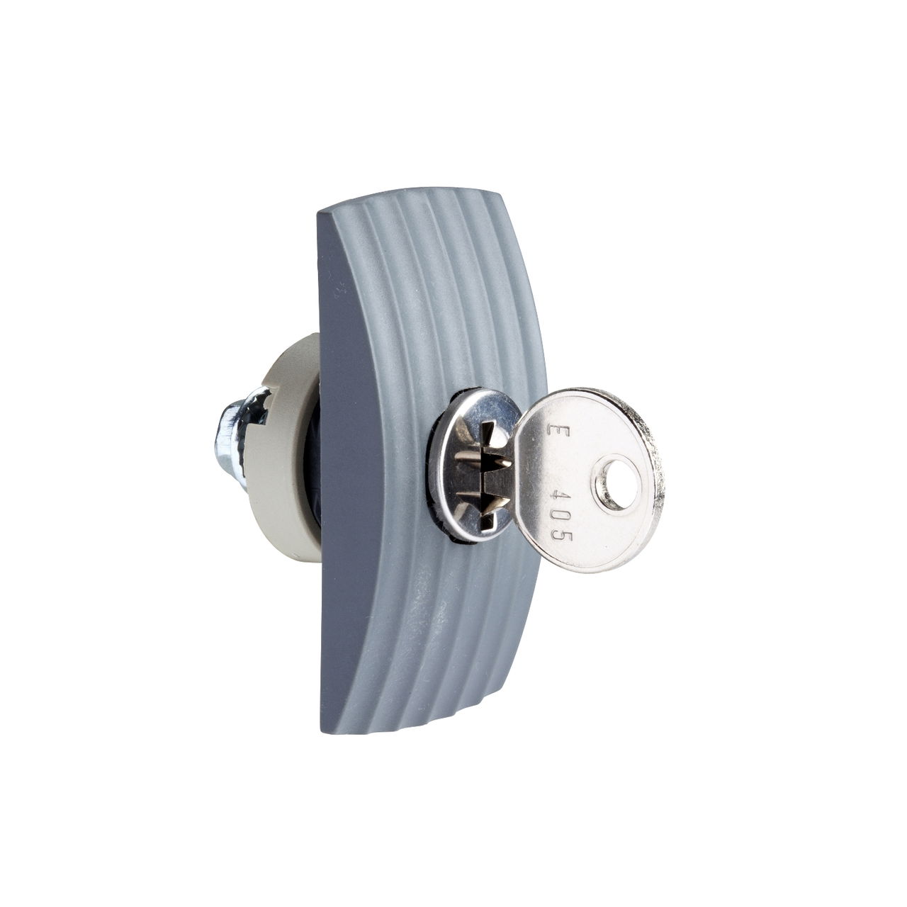 Llave de bombín cilíndrico 405E, montaje con escudete