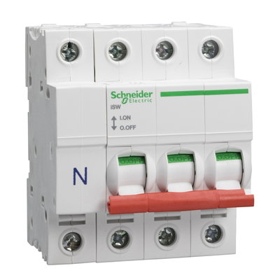 125A 3P+N type B LoadCentre KQ incoming devices