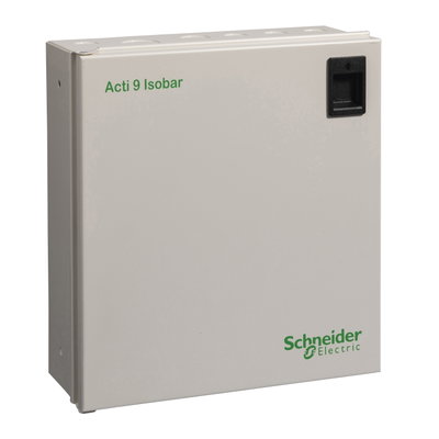 Acti9 Isobar A - din rail enclosure - 8 ways - steel