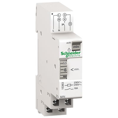 Elektromechanischer Treppenlichtzeitschalter MIN, 1 bis 7 Minuten