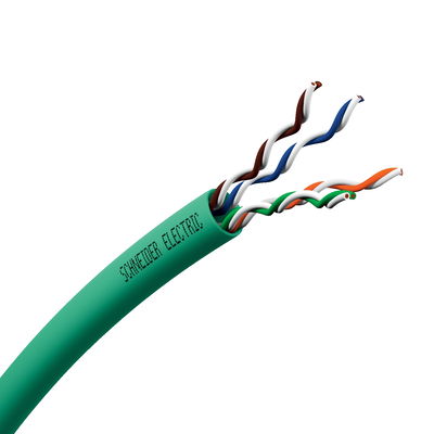Copper LAN cable, Actassi, U/UTP, 4P, Cat5e, Euroclass D, 155MHz, LSZH, 305m