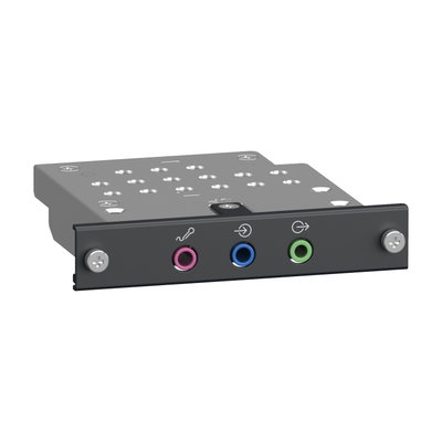 Expansion option, PS6000, 1x mic-in, 1x line-in, 1x line-out