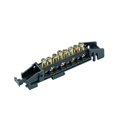Distribution terminal block - 80 A - 8 holes