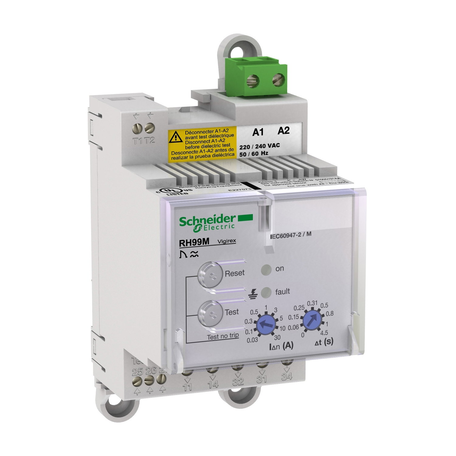 RH99M 380/415VAC 50/60HZ COM RESET MAN