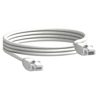 Communication cable, 2 x RJ45 male connectors, 0.6 m length, set of 10 parts