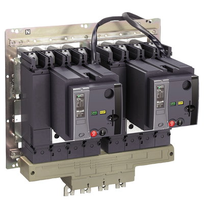 Mechanical interlocking using connecting rods, ComPact N630b to NS1600, source changeover for 2 fixed devices
