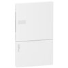 Enclosure, Resi9 MP, flush mounting, 1 row of 4 modules, IP40, white door, 1 earth + 1 neutral terminal blocks