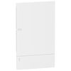 Enclosure, Resi9 MP, flush mounting, 3 rows of 12 modules, IP40, white door, 1 earth + 1 neutral terminal blocks