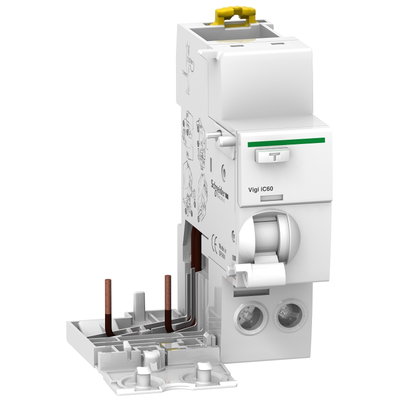 Vigi iC60 - earth leakage add-on block - 2P - 25A - 30mA - AC type