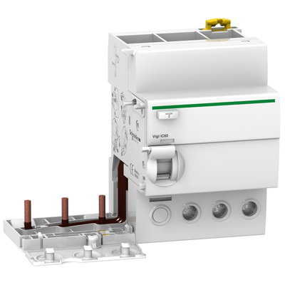 Vigi iC60 - earth leakage add-on block - 3P - 40A - 30mA - SI type