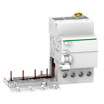 Vigi iC60 - earth leakage add-on block - 4P - 25A - 100mA - AC type