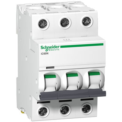 Acti9 iC60N 3P 2A C Miniature Circuit breaker