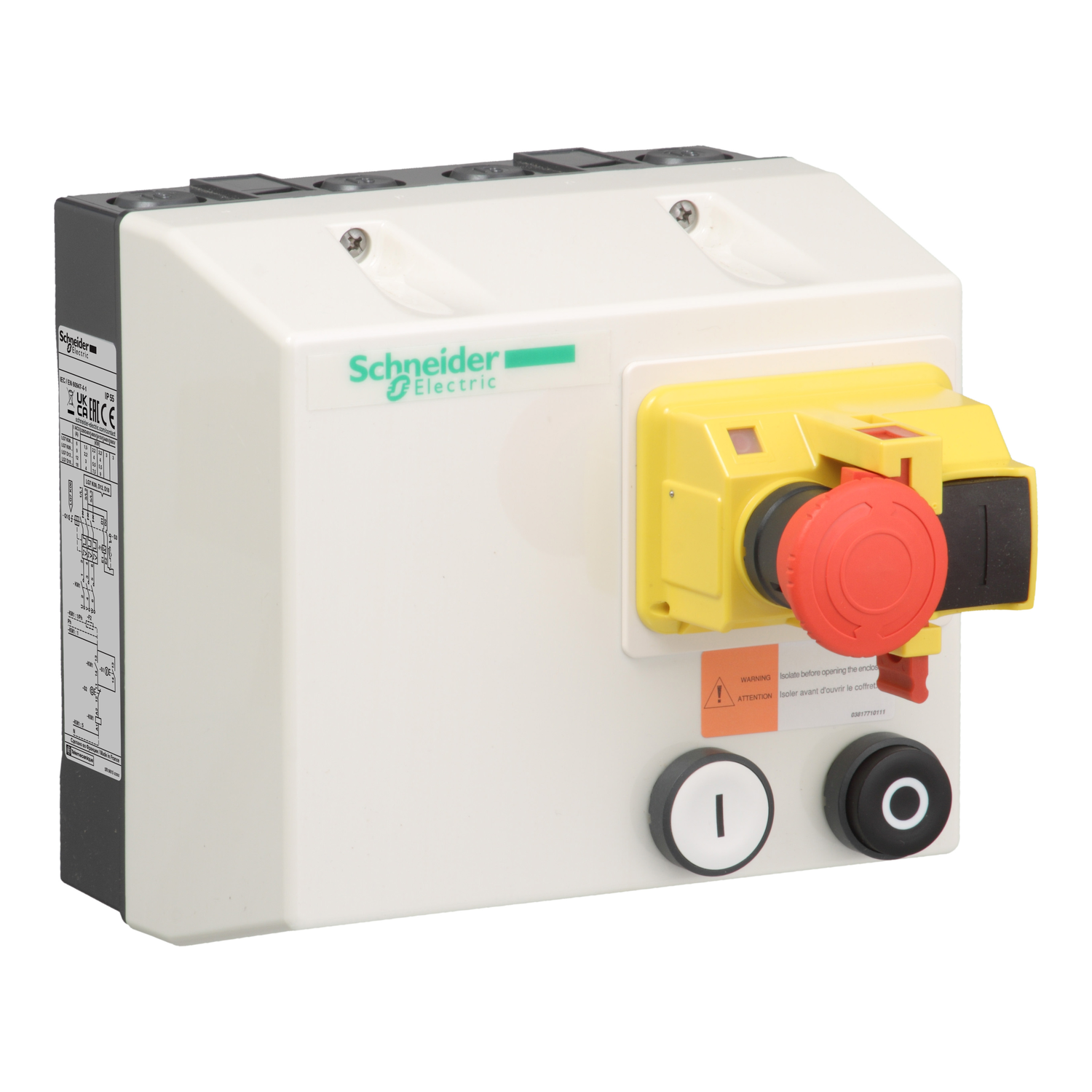 TeSys LG - enclosed DOL starter - 1...1.6 A - 220/230 V AC coil