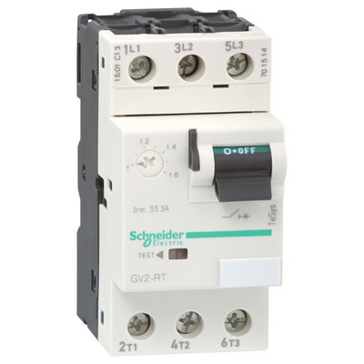 Motor circuit breaker, TeSys GV2, 3P, 17-23 A, thermal magnetic, screw clamp terminals
