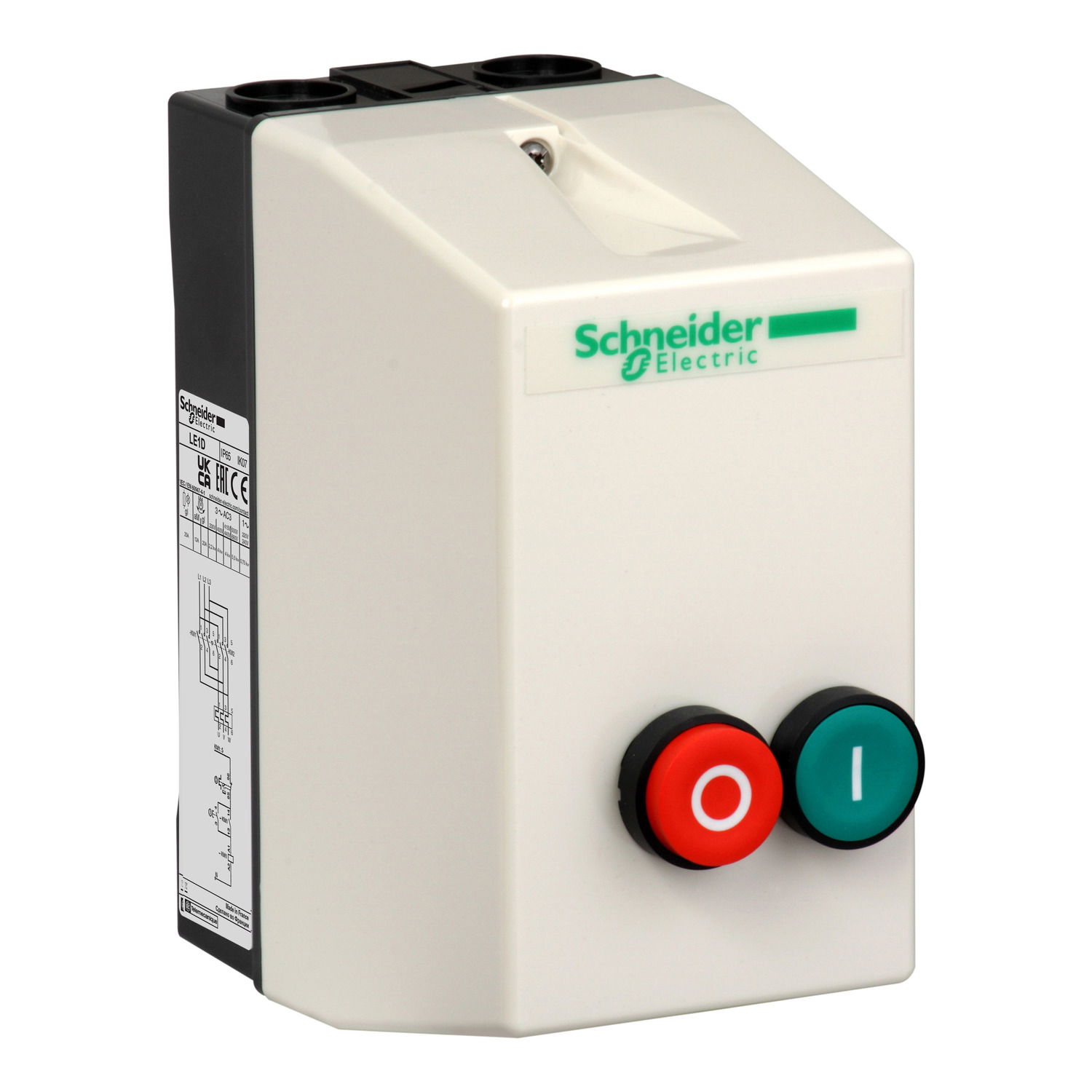 TeSys LE - enclosed DOL starter - 12 A - 415 V AC coil