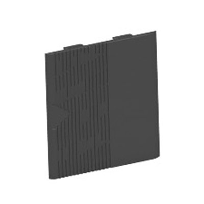 "PanelSet - plastic covers for plinth corners - H = 100 mm RAL 9005"