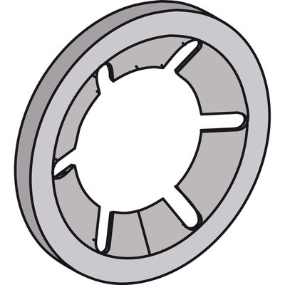 "PanelSet SF/SM door locking system toothed washer"