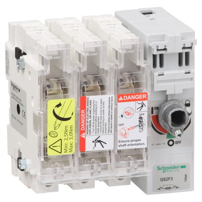 TeSys GS - switch-disconnector-fuse - 3 P - 50A - NFC 14 x 51 mm