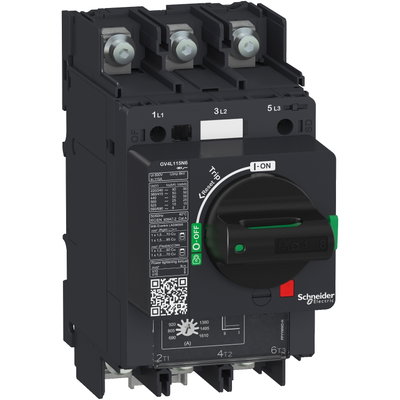 TeSys GV4 - magnetic circuit breaker - 7A 3P - with compression lug