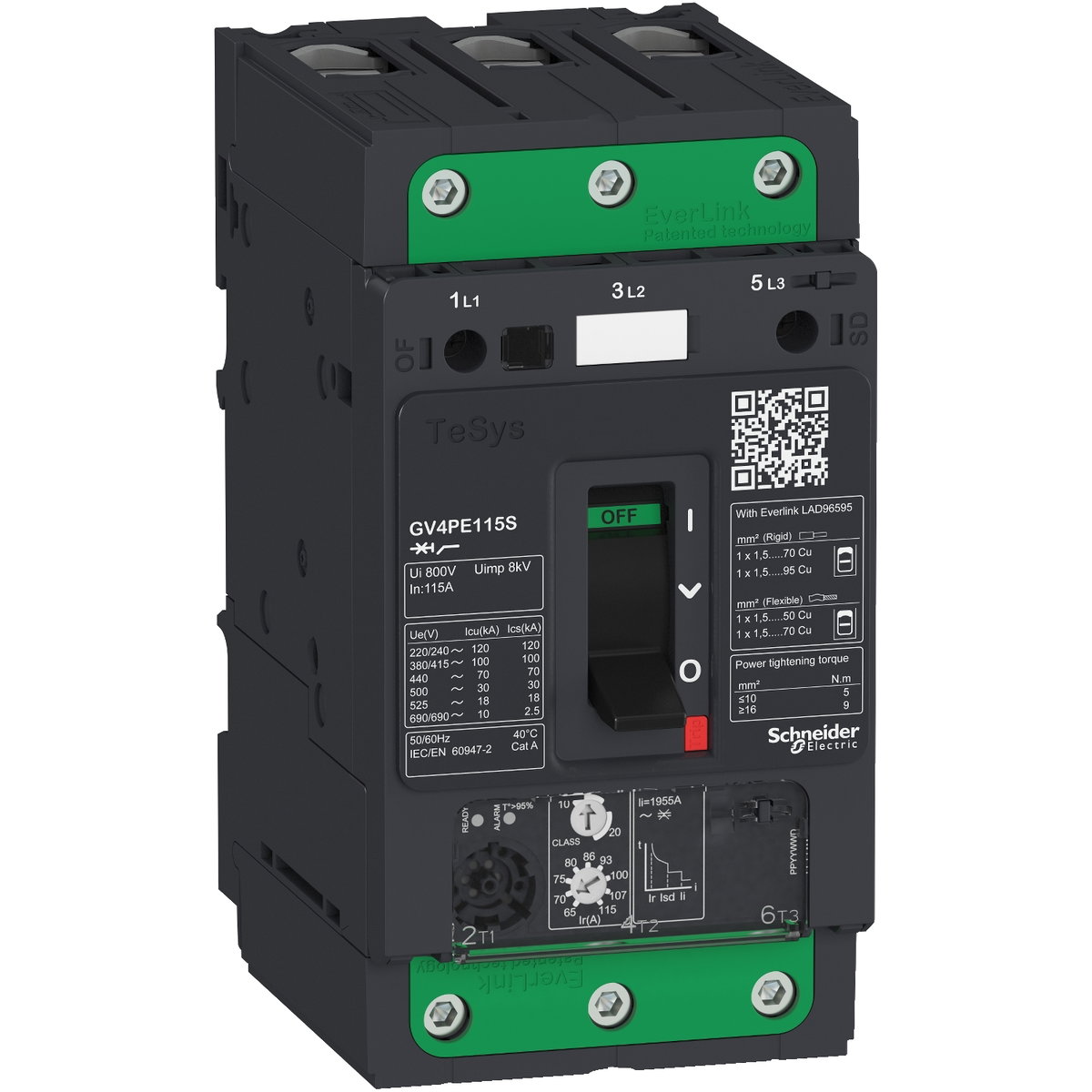 Motorsk br 65-115A100kA Vipp E