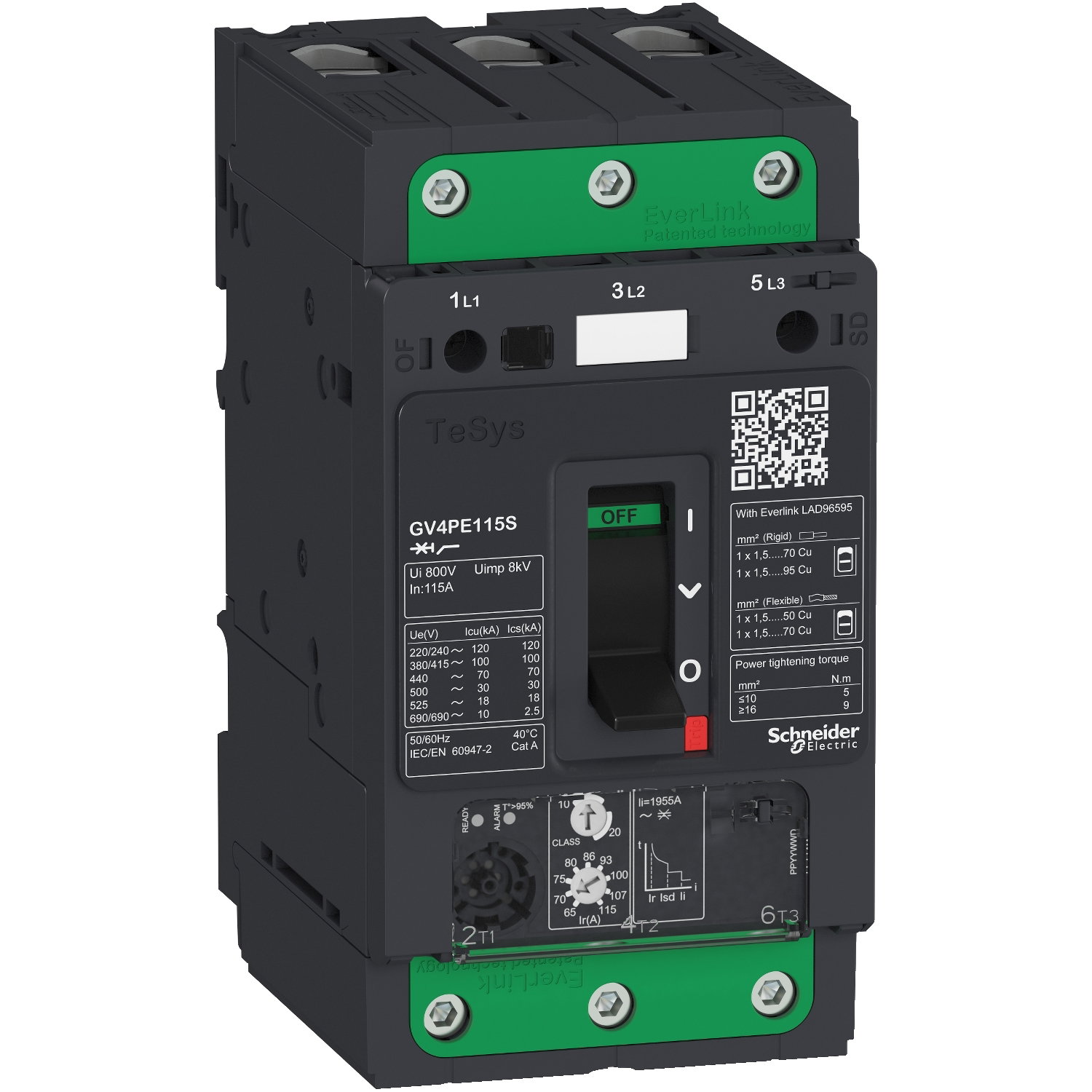 Motorsk br 65-115A100kA Vipp E