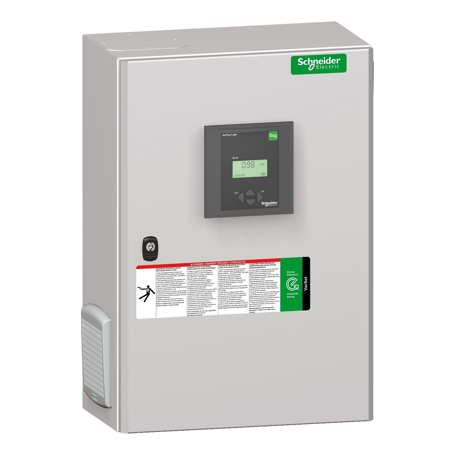 VarSet capacitor bank Auto 016kvar with incomer CB xxB 400V 50Hz