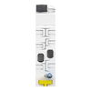 IC60H - earth leakage circuit breaker - 1P + N - C curve - 10 A - 30 mA - 240 V