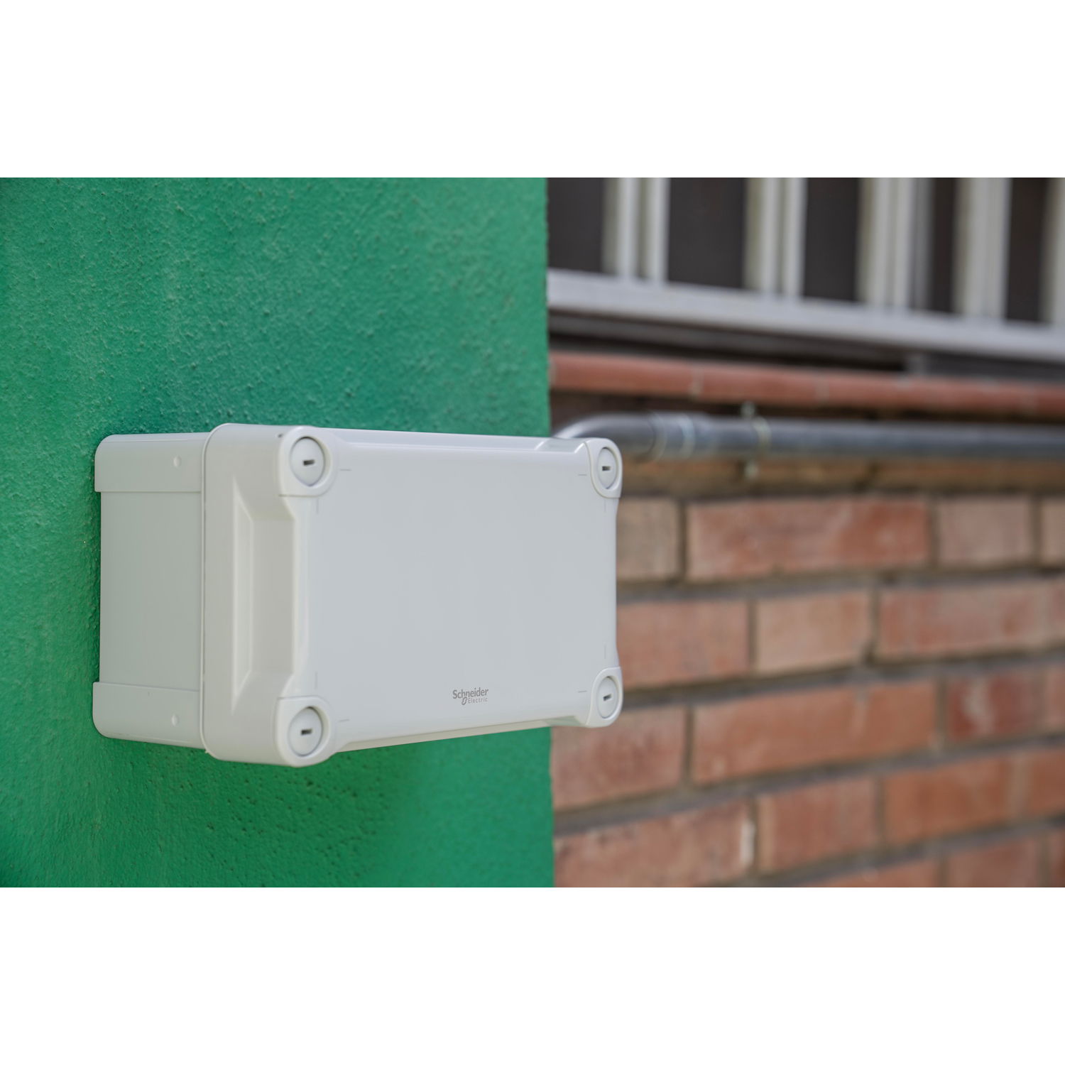 PC box IP66 IK08 RAL7035 Int.H105W105D55 Ext.H116W116D62 opaque PC cover H10 – Image 3 of 3