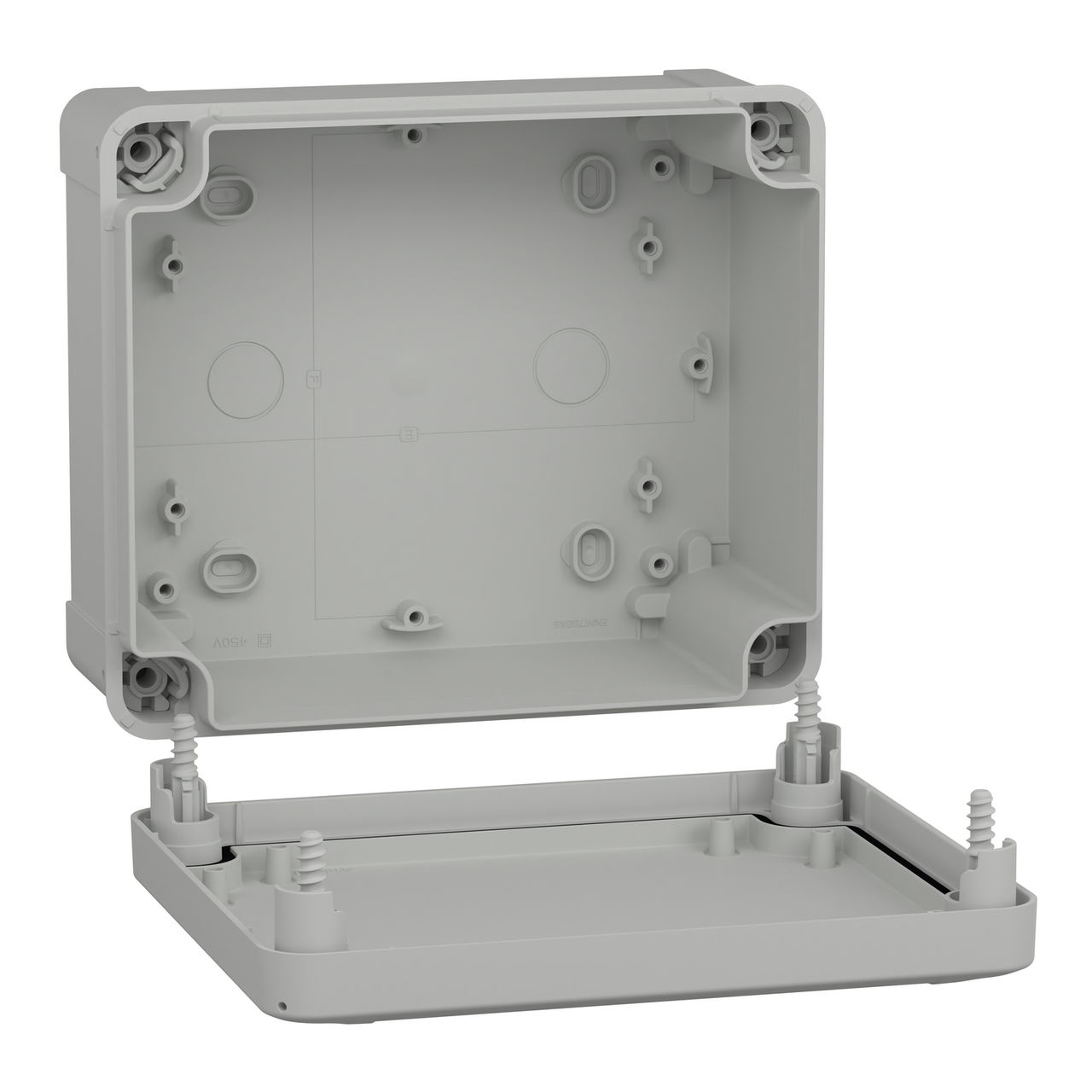 PC box IP66 IK08 RAL7035 Int.H175W150D80 Ext.H193W164D87 Opaque PC cover H20 – Image 2 of 3
