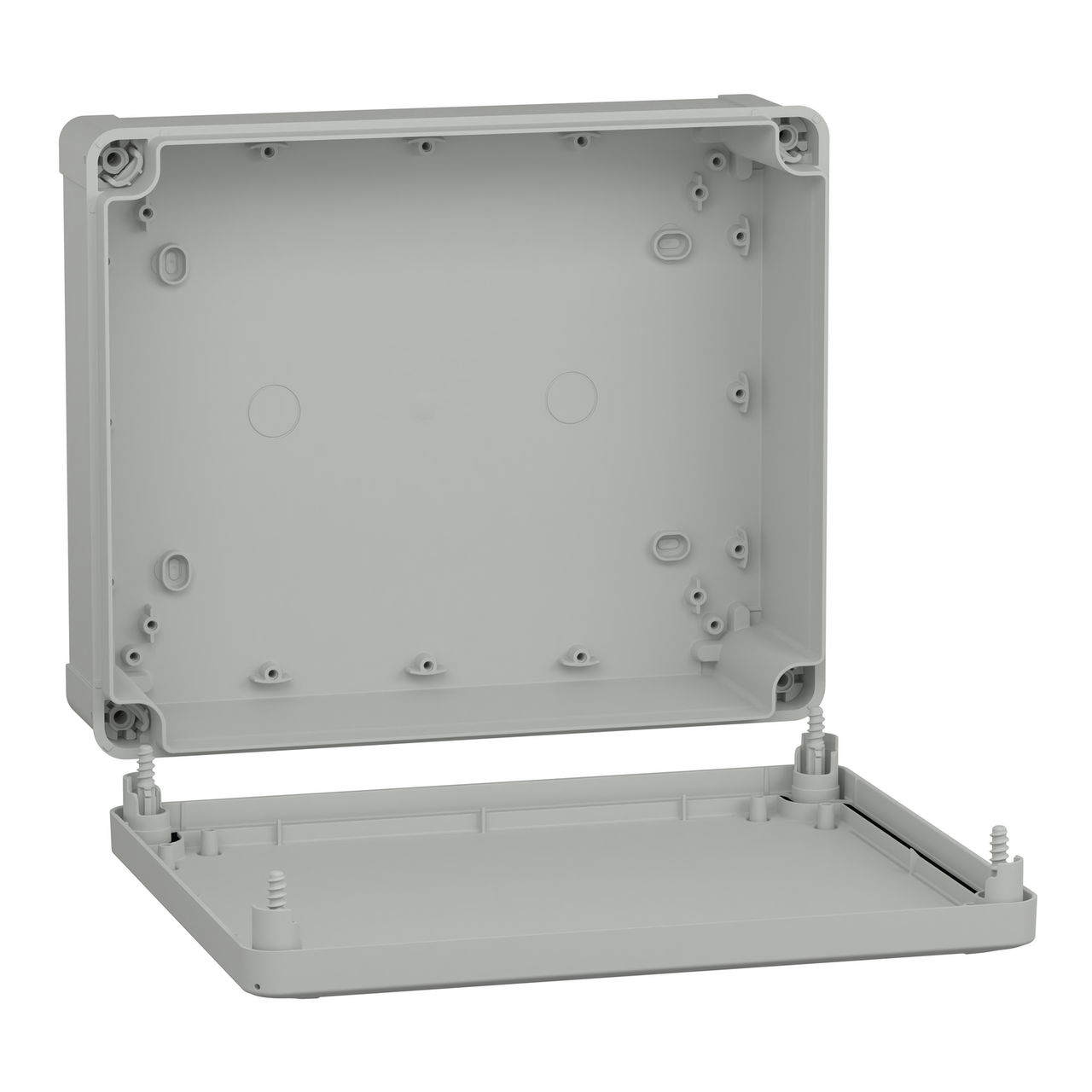 ABS box IP66 IK07 RAL7035 Int.H275W225D80 Ext.H291W241D88 Opaque cover H20 – Image 2 of 3