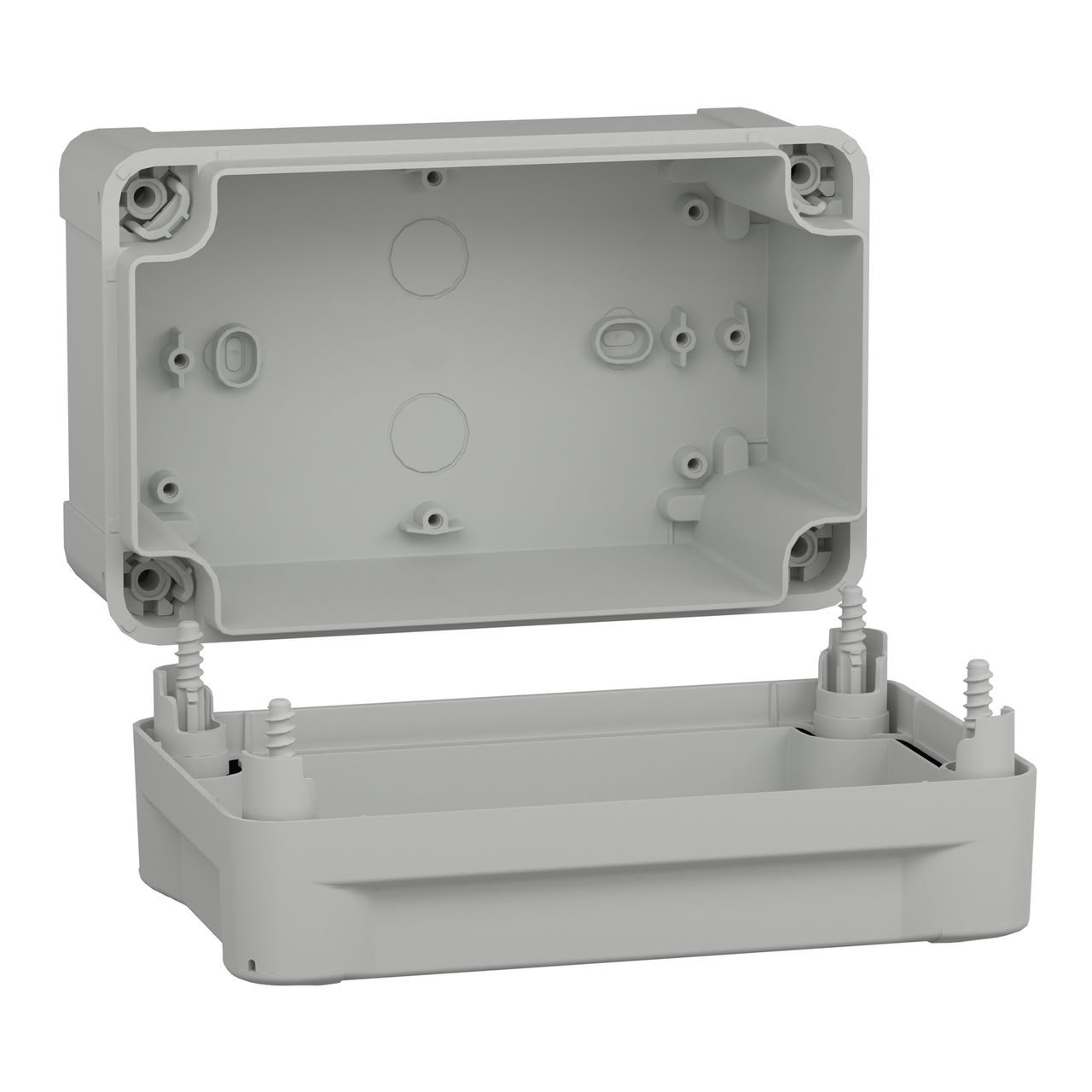 ABS box IP66 IK07 RAL7035 Int.H175W105D100 Ext.H192W121D105 Opaque cover H40 – Image 2 of 3