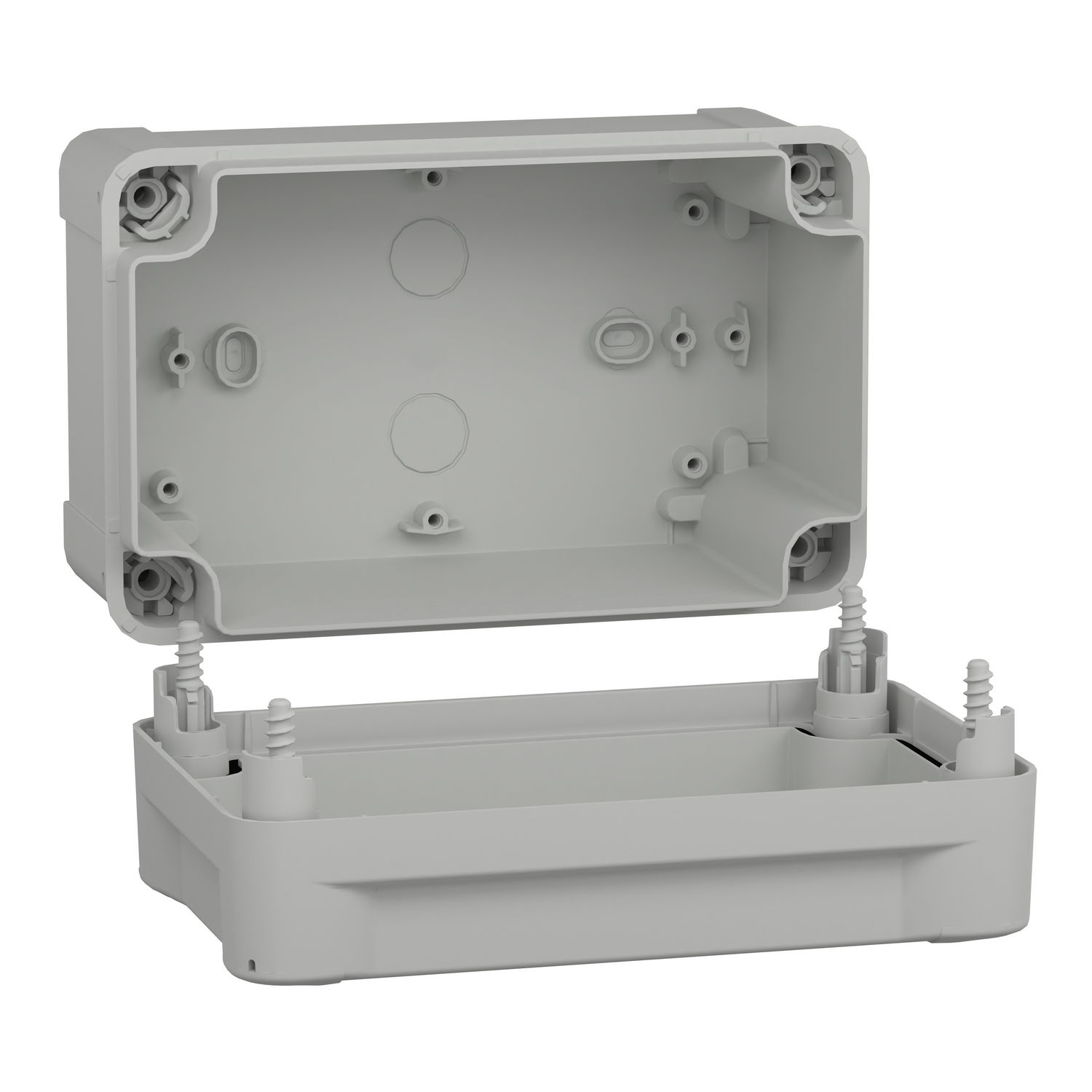 ABS box IP66 IK07 RAL7035 Int.H175W105D100 Ext.H192W121D105 Opaque cover H40 – Image 2 of 3