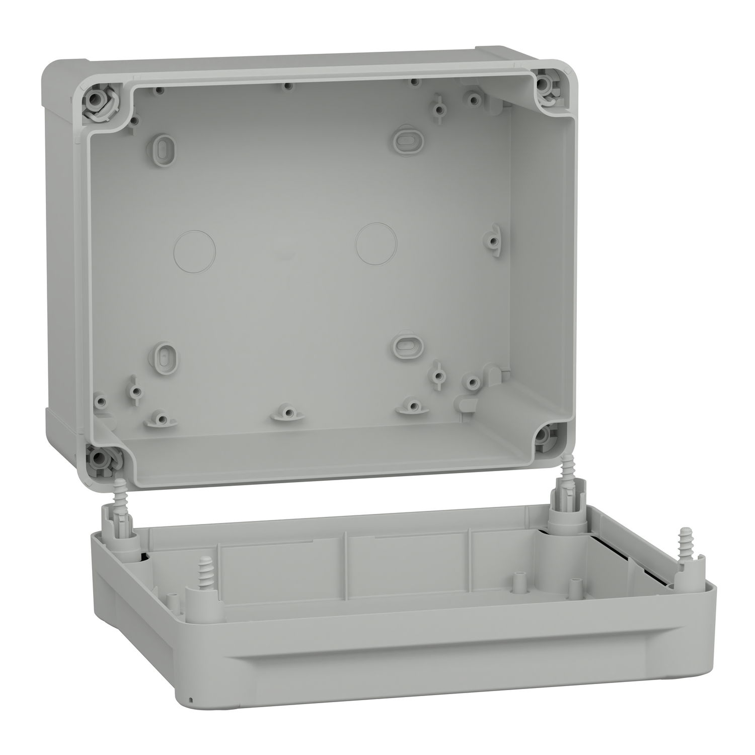 PC box IP66 IK08 RAL7035 Int.H225W175D120 Ext.H241W194D127 opaque PC cover H40 – Image 2 of 3