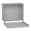 ABS box IP66 IK07 RAL7035 Int.H275W225D120 Ext.H291W241D128 Opaque cover H20