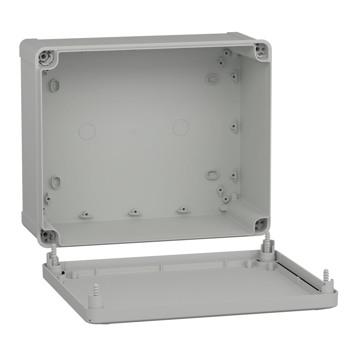 PC box IP66 IK08 RAL7035 Int.H275W225D120 Ext.H291W241D128 opaque PC cover H20 – Image 2 of 3