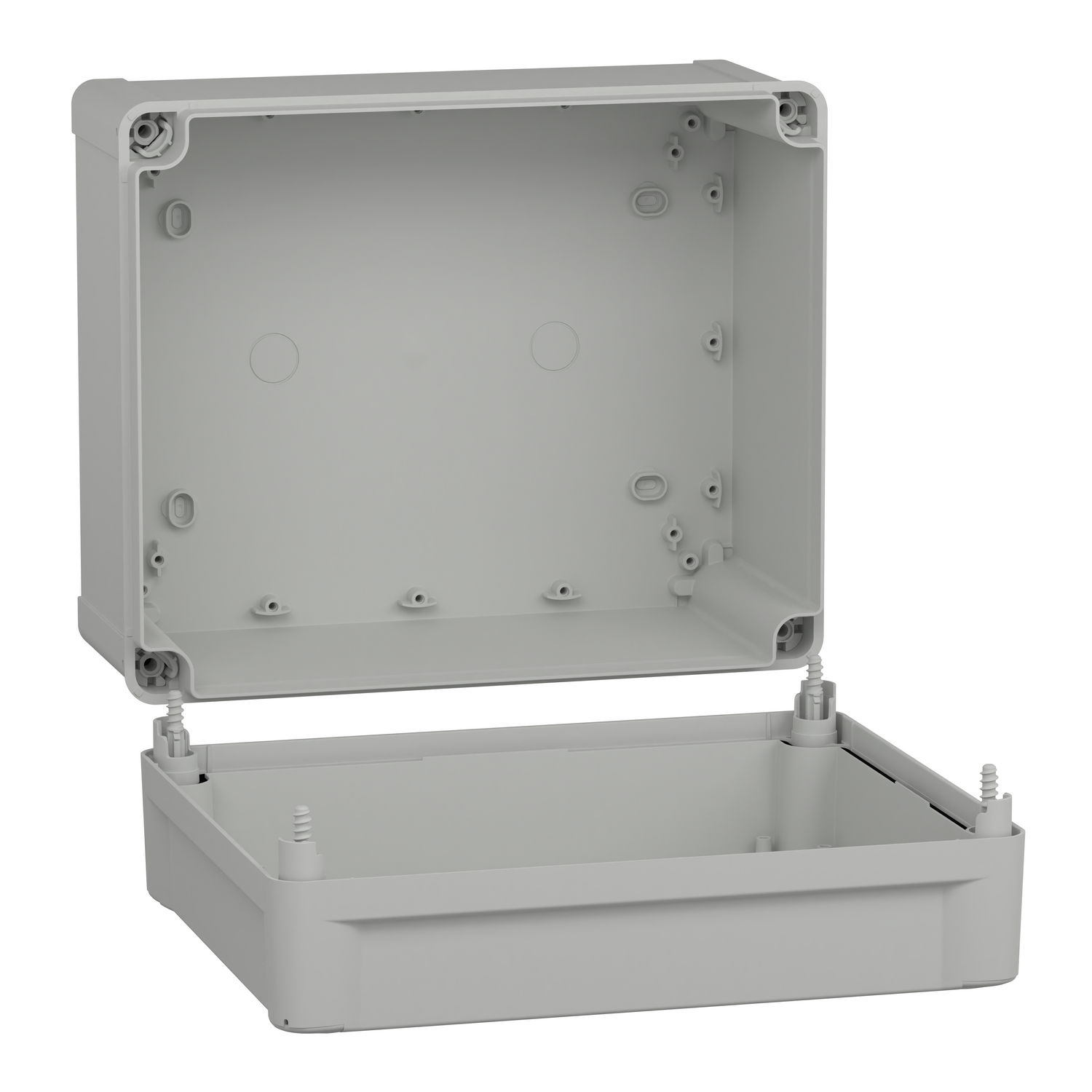 ABS box IP66 IK07 RAL7035 Int.H275W225D160 Ext.H291W241D168 Opaque cover H60 – Image 2 of 3