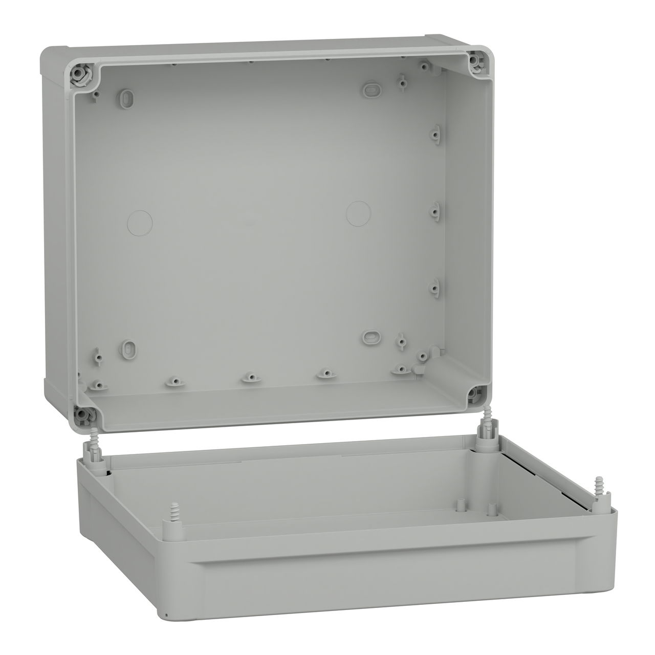 ABS box IP66 IK07 RAL7035 Int.H325W275D160 Ext.H341W291D168 Opaque cover H60 – Image 2 of 3