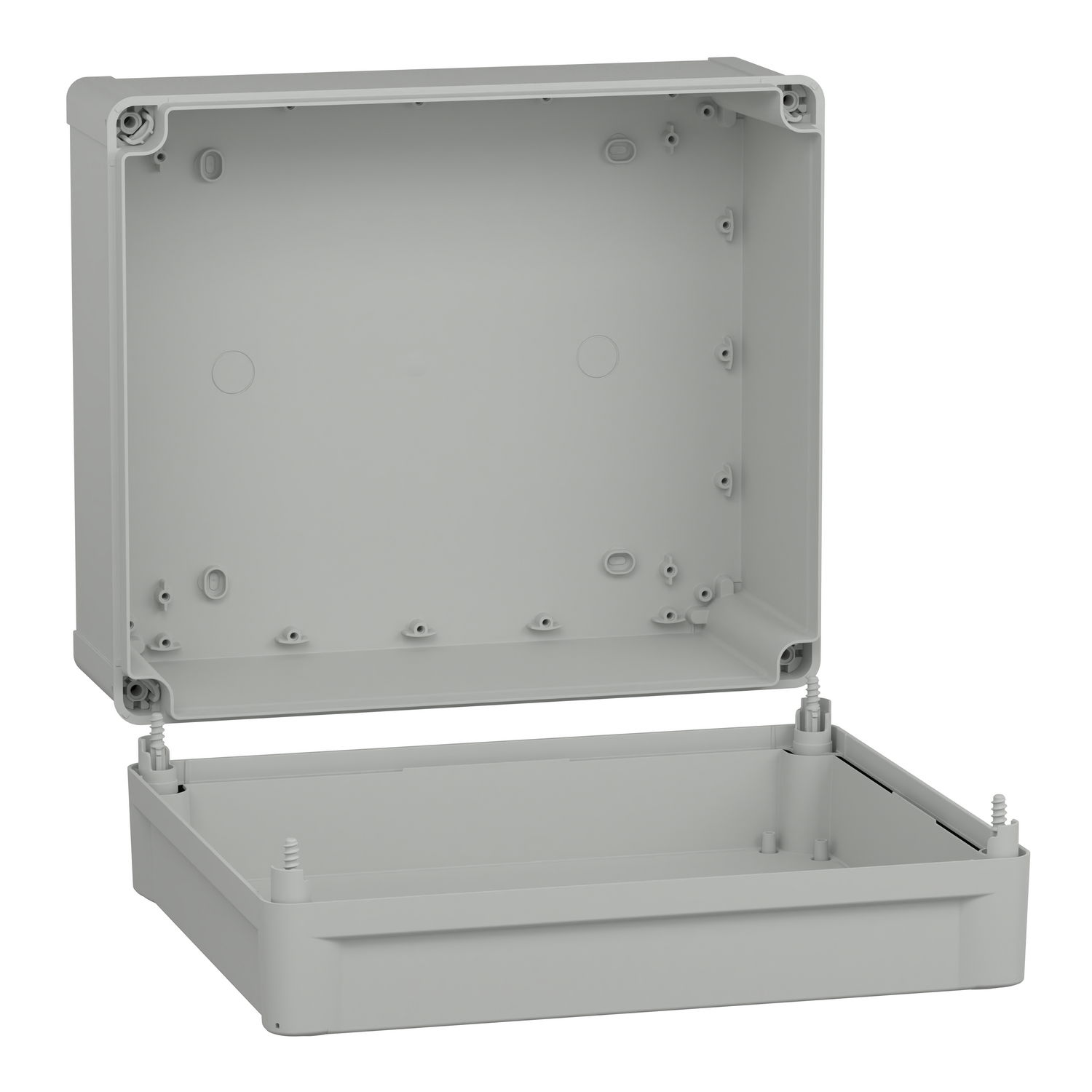 ABS box IP66 IK07 RAL7035 Int.H325W275D160 Ext.H341W291D168 Opaque cover H60 – Image 2 of 3