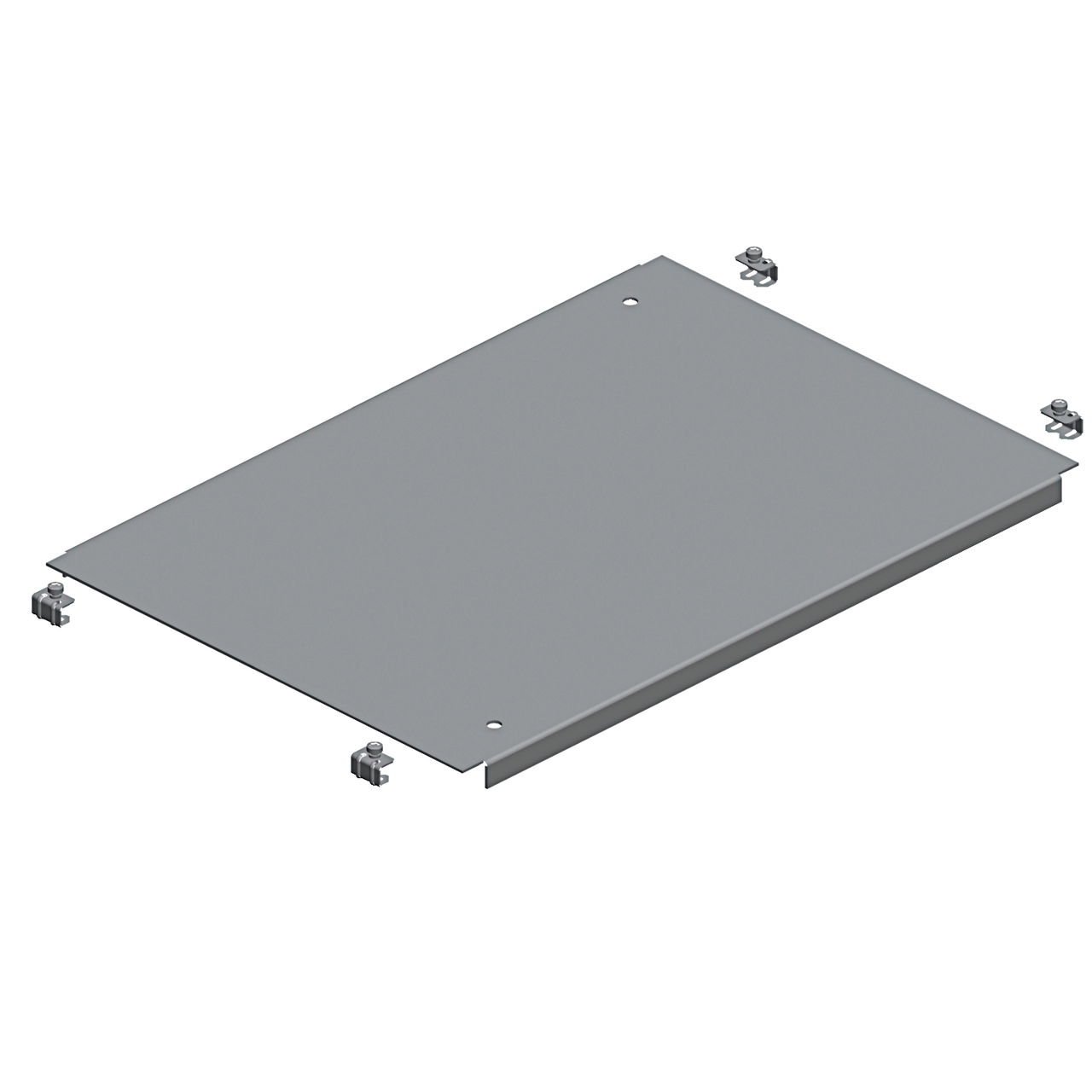 "Plain cable gland plate, PanelSeT SFN, PanelSet SF, for electrical enclosure W800 D400mm, fixed by clips"