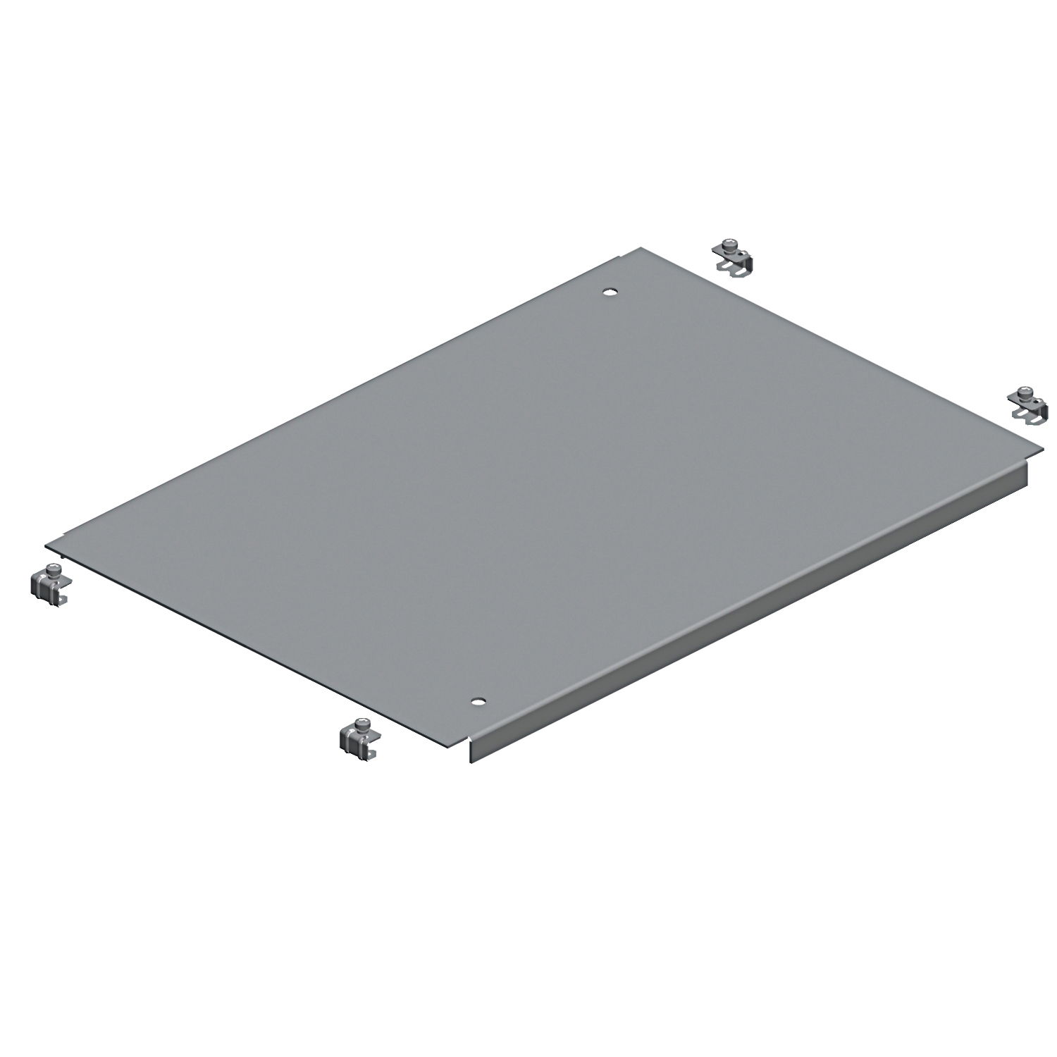"Plain cable gland plate, PanelSeT SFN, PanelSet SF, for electrical enclosure W800 D400mm, fixed by clips"