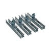 Set of 4 step slides with brackets for adjustment of mount. plate in PLA D320mm